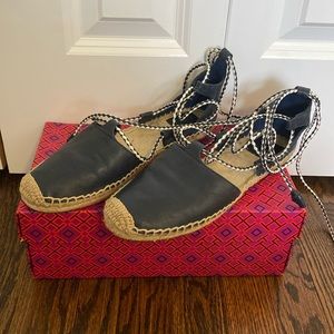 Tory Burch lace up espadrille